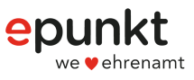Das ePunkt Logo Lübeck - we love ehrenamt
